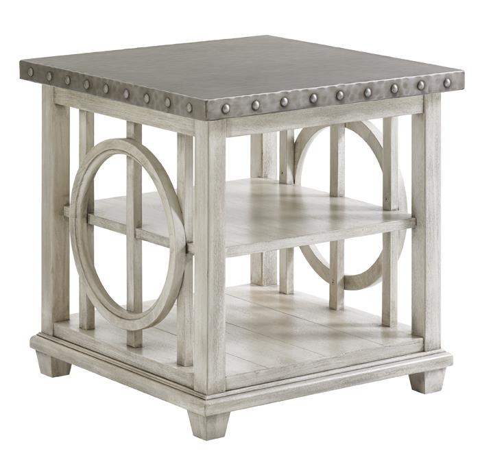 Lexington Oyster Bay 631774204 Lewiston End Table with Burnished